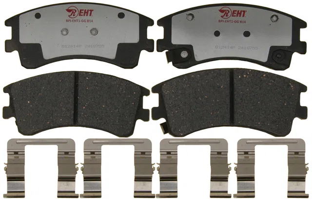 EHT957H – R/M BRAKES Brake Pad, OE Replacement Hybrid Technology Includes Mounting Hardware